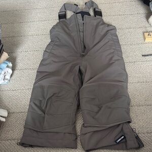Lands' End Gray Snow Bib Overalls size 2T